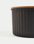 Set of 3 Ribbed Stacking Cake Tins
